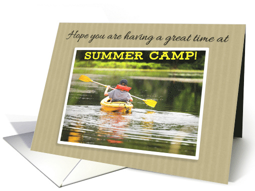 Hope You are Having a Great TIme at Summer Camp Boy... (1531400)