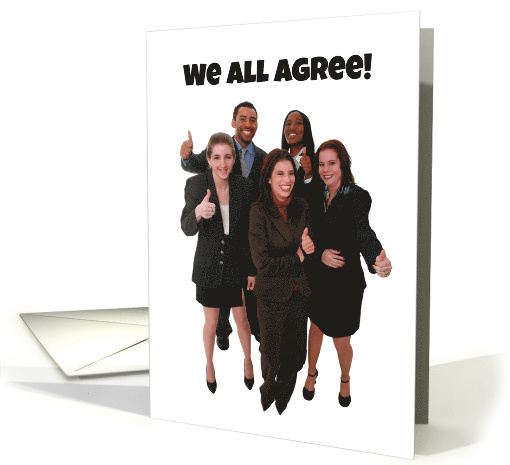 Happy Boss's Day From Group Humor card (1540386)