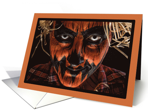 Happy Halloween Creepy Scarecrow card (1541786)
