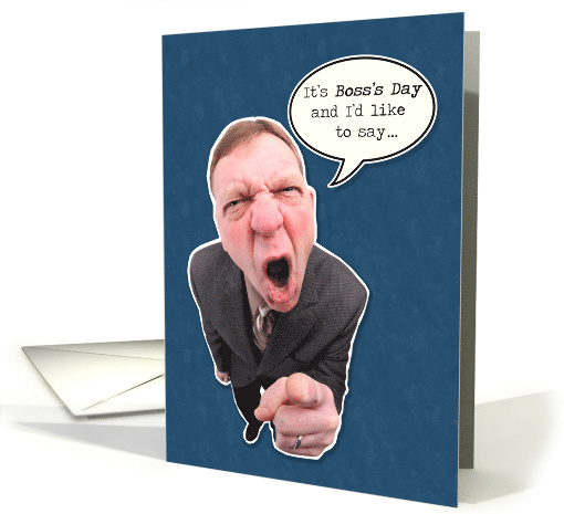 Happy Boss's Day Humor card (1542042)