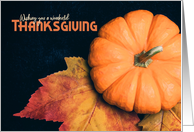 Happy Thanksgiving For Anyone Pumpkin card