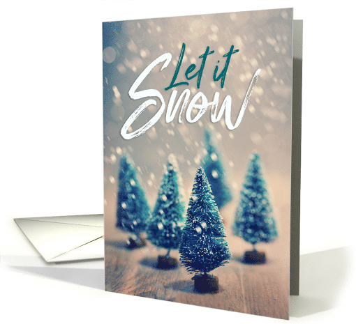 Merry Christmas Let it Snow card (1544978)