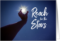 Reach for the Stars Encouragement card