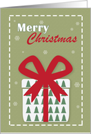 Merry Christmas For Anyone Simple Present card