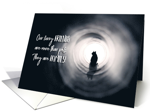 Pet Sympathy For Loss of Cat card (1547580)