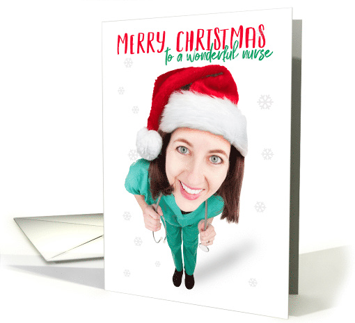 Merry Christmas to a Wonderful Nurse Humor card (1548704)