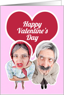 Happy Valentine’s Day Old Couple Humor card