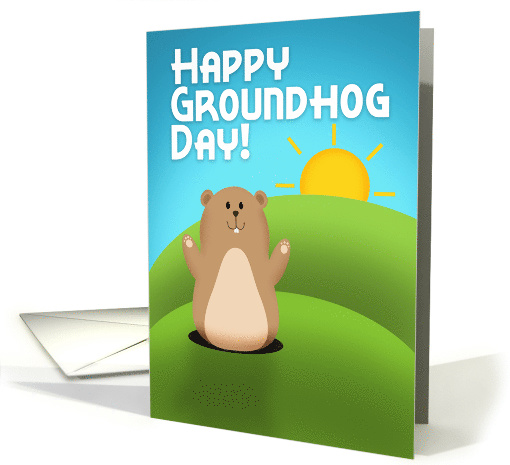 Happy Groundhog Day For Anyone card (1552670)