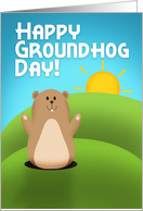 Happy Groundhog Day For Anyone card