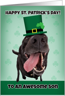 Happy St. Patrick’s Day Son Dog Humor card