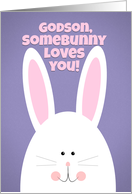 Happy Easter Godson SomeBunny Loves You card
