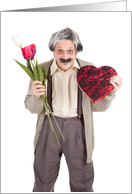 Will You Be My Valentine Old Guy Humor card