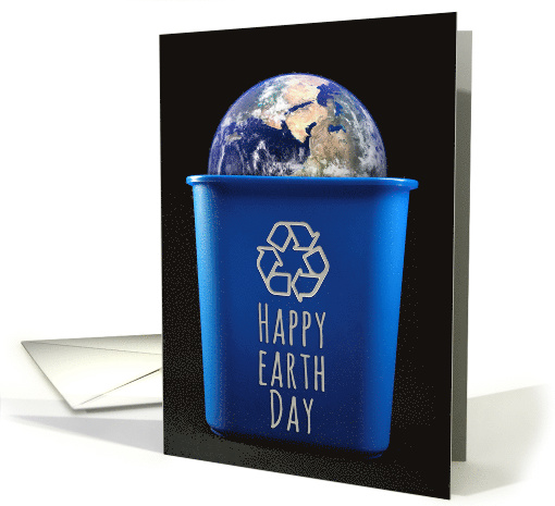 Happy Earth Day Recycling Bin card (1557536)