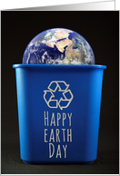 Happy Earth Day Recycling Bin card
