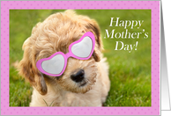 Happy Mother’s Day Cute Goldendoodle Puppy card