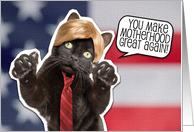 Happy Mother’s Day Trump Kitty Humor card