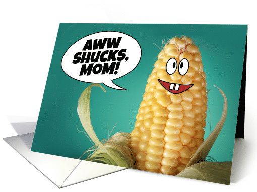 Happy Mother's Day Mom Silly Corn Humor card (1567252)