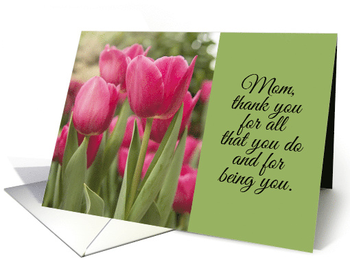 Happy Mother's Day Pretty Tulips card (1567254)