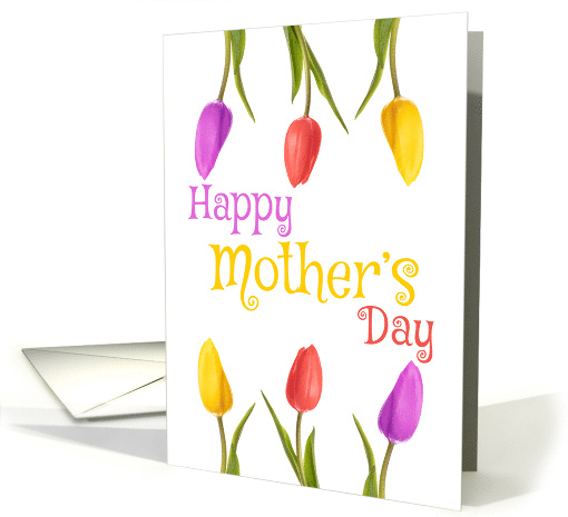 Happy Mother's Day Colorful Tulips card (1567668)