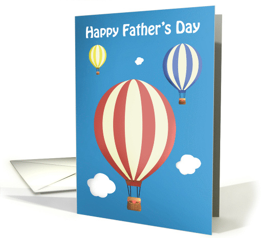 Happy Father's Day Hot Air Balloons card (1571104)