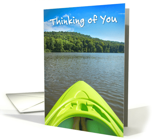 Thinking of You Summer Camp Kayak card (1572652)