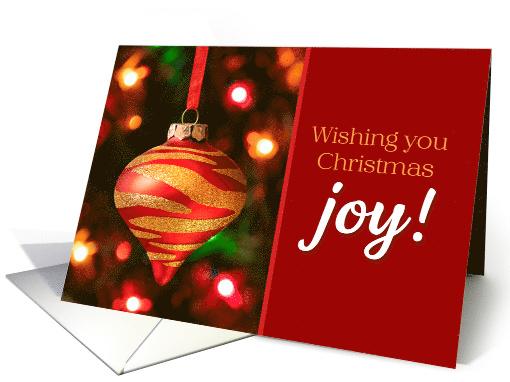 Merry Christmas For Anyone Tree Ornament card (1580914)