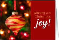 Merry Christmas For Anyone Tree Ornament card