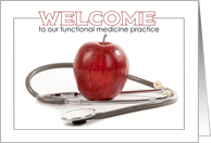 Welcome to our Functional Medicine Practice Stethoscope and Apple card