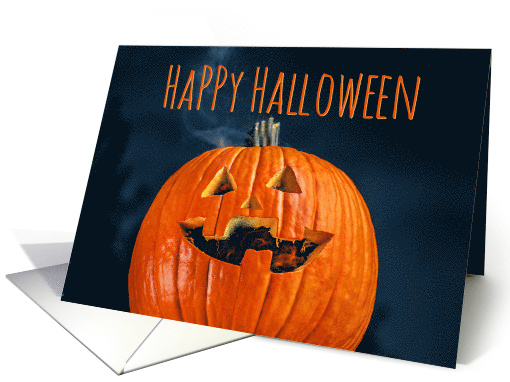 Happy Halloween For Anyone Jack o' Lantern card (1582392)