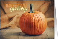 Happy Thanksgiving For Anyone Still Life Pumpkin Photograph card