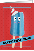 Happy New Year For Anyone Ice Pop Humor card