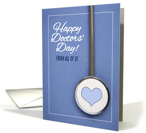 Happy Doctors' Day From All of Us Stethoscope on Scrubs... (1600240)