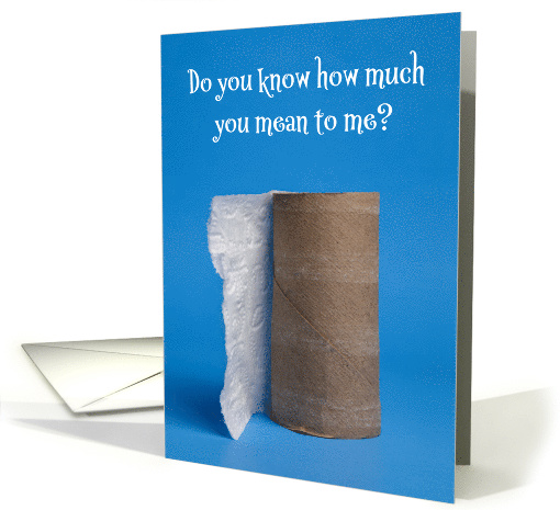 Last Piece of Toilet Paper Hang in There Coronavirus Humor card