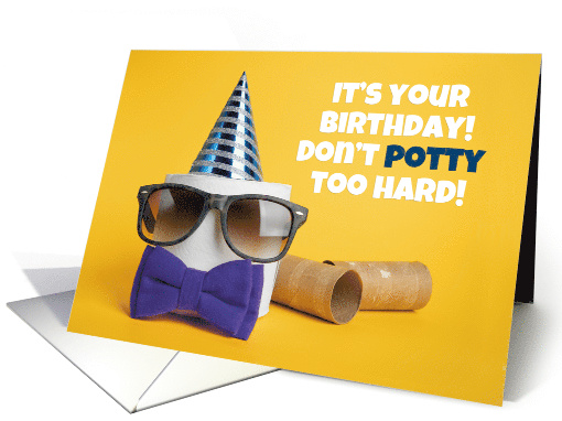Happy Birthday For Anyone Toliet Paper Party Coronavirus Humor card