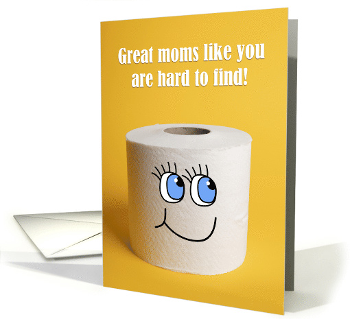 Happy Birthday Mom Toilet Paper Coronavirus Humor card (1607420)