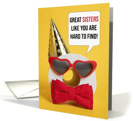 Happy Birthday Sister Toilet Paper Shortage Coronavirus Humor card