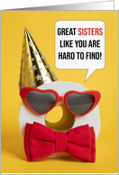 Happy Birthday Sister Toilet Paper Shortage Coronavirus Humor card