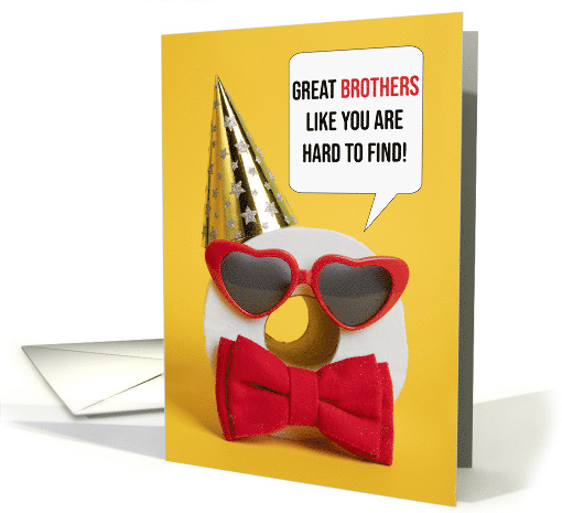 Happy Birthday Brother Toilet Paper Shortage Coronavirus Humor card