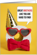 Happy Birthday Brother Toilet Paper Shortage Coronavirus Humor card