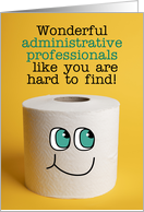 Happy Admin Pro Day Funny Coronavirus TP Shortage Humor card