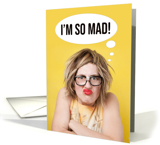 Miss You Funny Geeky Woman Coronavirus Social Distancing Humor card