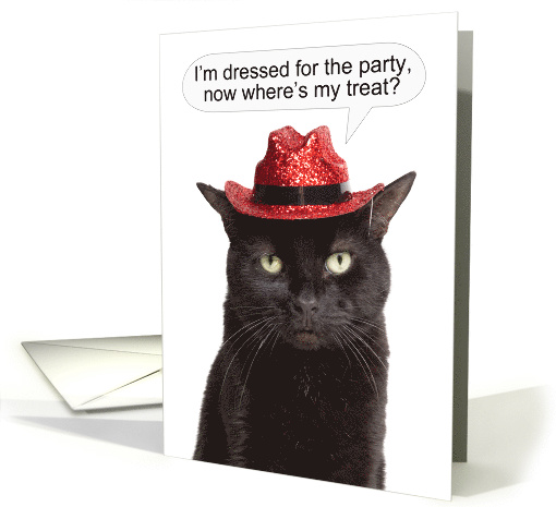 Happy Birthday Crabby Black Cat Social Distnacing... (1610416)