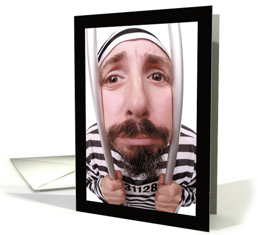 Thinking of You Funny Prisoner Coronavirus Lockdown Humor card