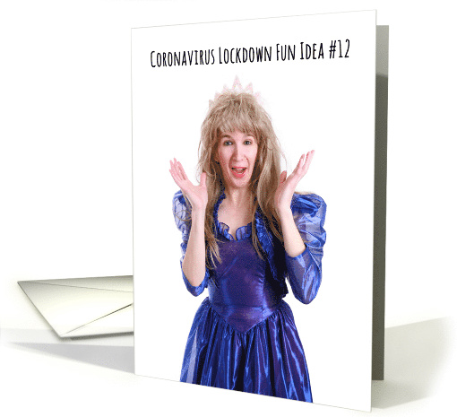 Thinking of You Coronavirus Lockdown Fun Idea Try on Prom... (1611736)