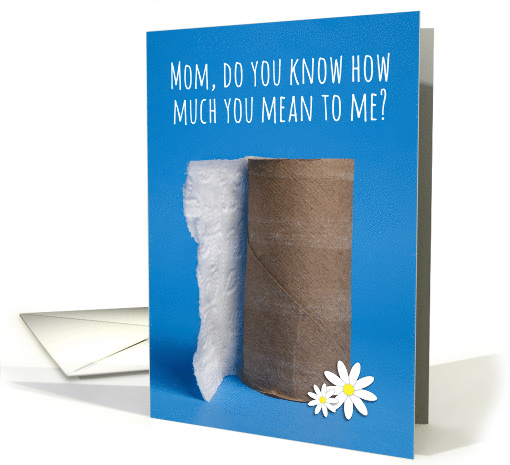 Happy Mother's Day Last Piece of Toilet Paper Coronavirus Humor card
