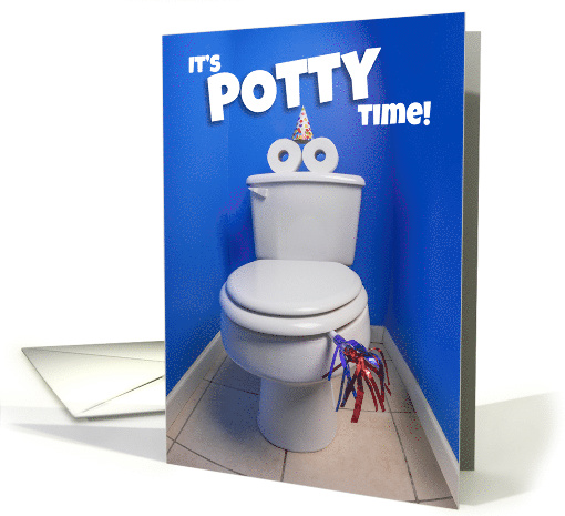 Happy Birthday Potty Time Coronavirus Social Distancing Humor card