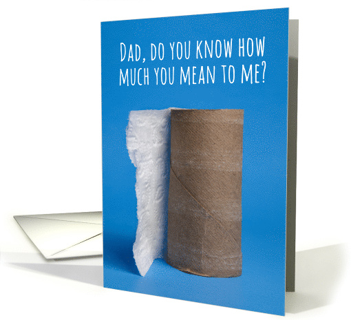 Happy Father's Day Toilet Paper Coronavirus Pandemic Humor card