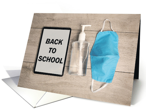 Back To School Online Hand Sanitizer Coronavirus Pandemic card
