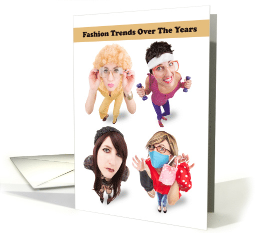 Thinking of You Funny Fashion Trends Coronavirus Face Mask Humor card