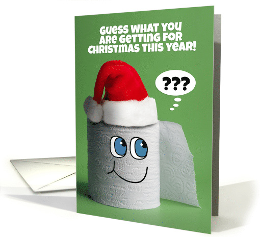 Merry Christmas Coronavirus Pandemic Toilet Paper Humor card (1648866)